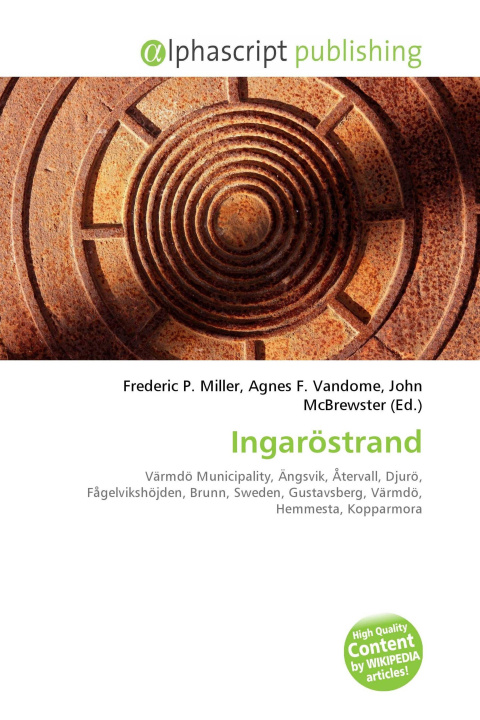 Könyv Ingaröstrand Agnes F. Vandome