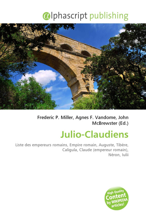 Kniha Julio-Claudiens Agnes F. Vandome