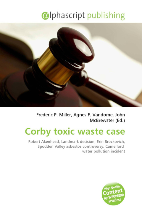 Kniha Corby toxic waste case Agnes F. Vandome