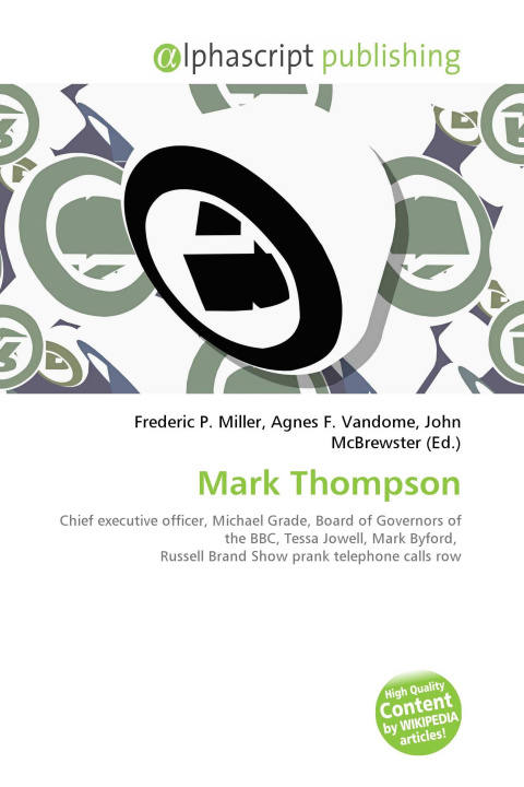 Kniha Mark Thompson Agnes F. Vandome