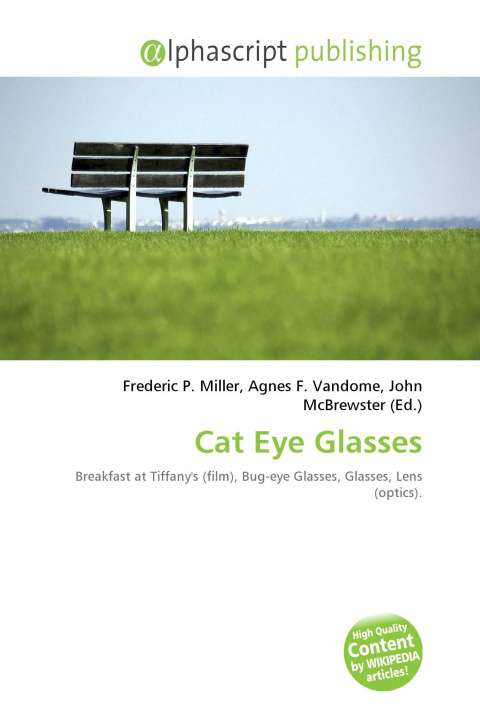 Kniha Cat Eye Glasses Agnes F. Vandome