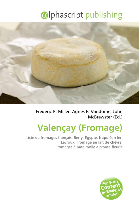 Kniha Valençay (Fromage) Agnes F. Vandome