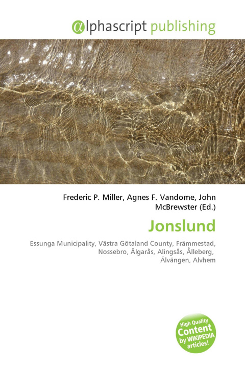 Kniha Jonslund Agnes F. Vandome