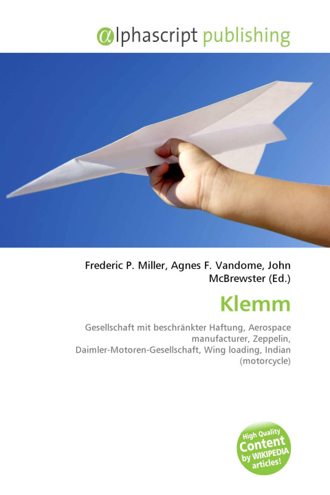 Kniha Klemm Agnes F. Vandome