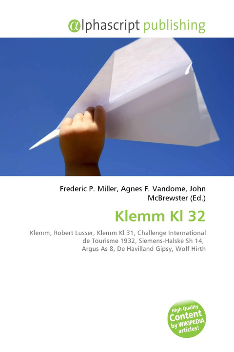 Kniha Klemm Kl 32 Agnes F. Vandome
