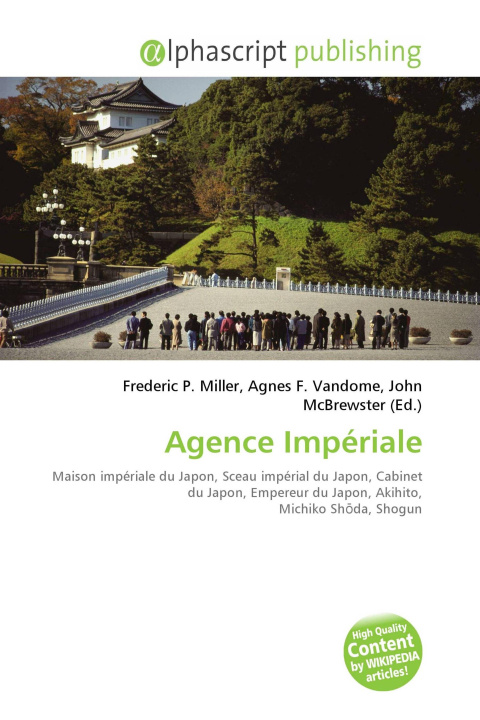 Kniha Agence Impériale Agnes F. Vandome