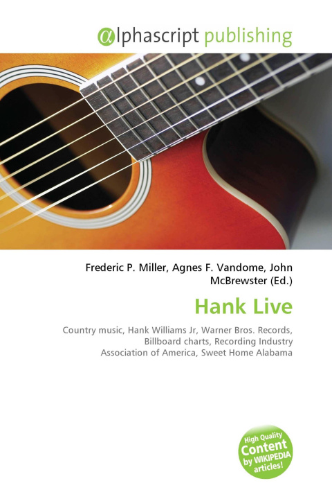 Kniha Hank Live Agnes F. Vandome