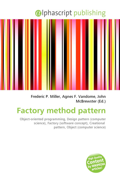 Könyv Factory method pattern Agnes F. Vandome