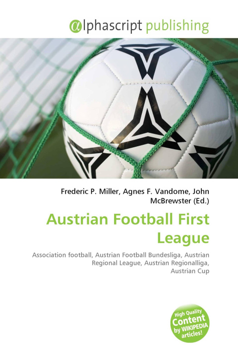 Kniha Austrian Football First League Agnes F. Vandome
