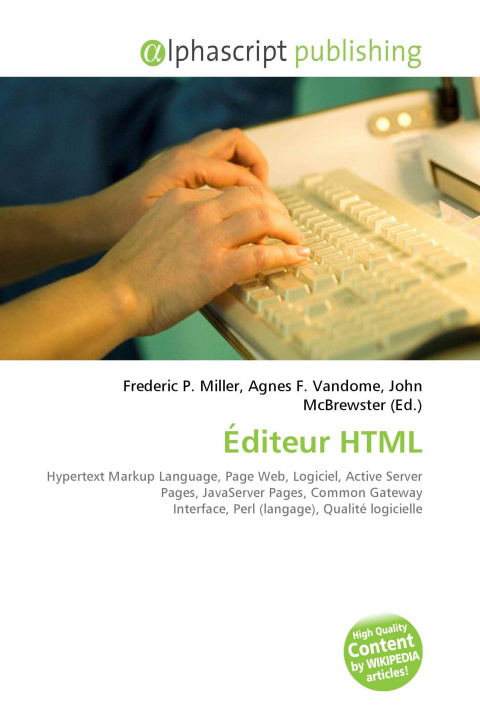 Kniha Éditeur HTML Agnes F. Vandome