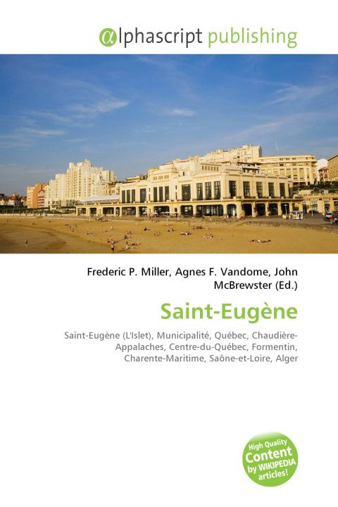 Kniha Saint-Eugène Agnes F. Vandome
