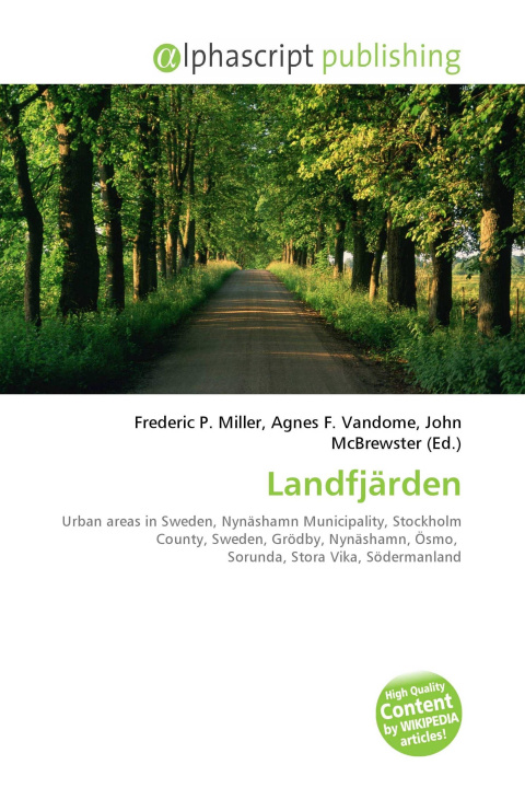 Kniha Landfjärden Agnes F. Vandome