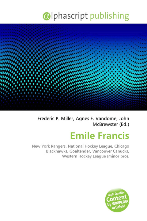 Knjiga Emile Francis Agnes F. Vandome