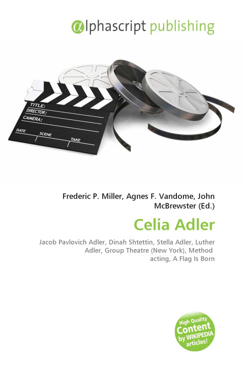Kniha Celia Adler Agnes F. Vandome