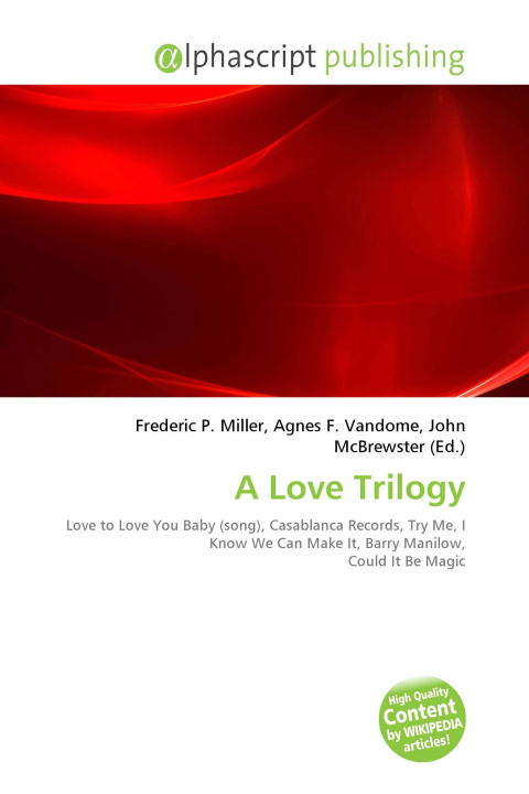 Kniha A Love Trilogy Agnes F. Vandome