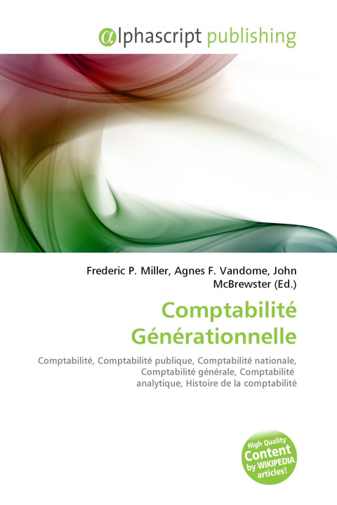 Kniha Comptabilité Générationnelle Agnes F. Vandome