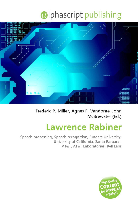 Kniha Lawrence Rabiner Agnes F. Vandome