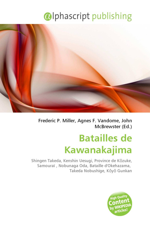 Kniha Batailles de Kawanakajima Agnes F. Vandome