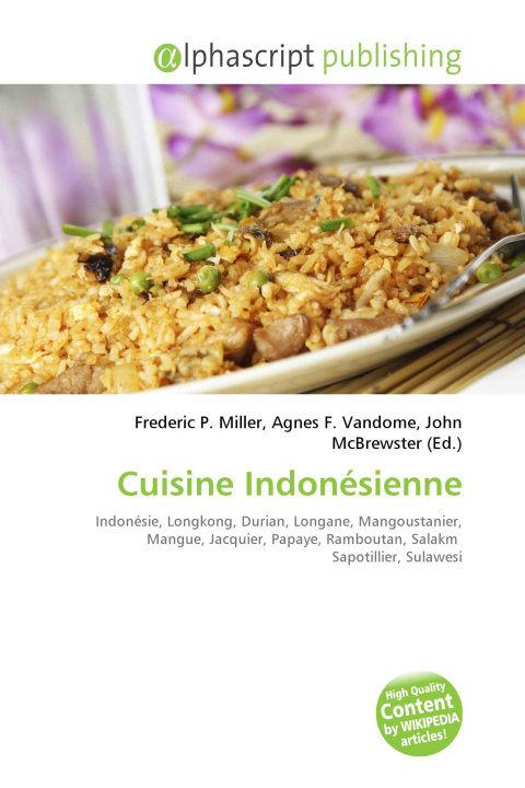 Kniha Cuisine Indonésienne Agnes F. Vandome