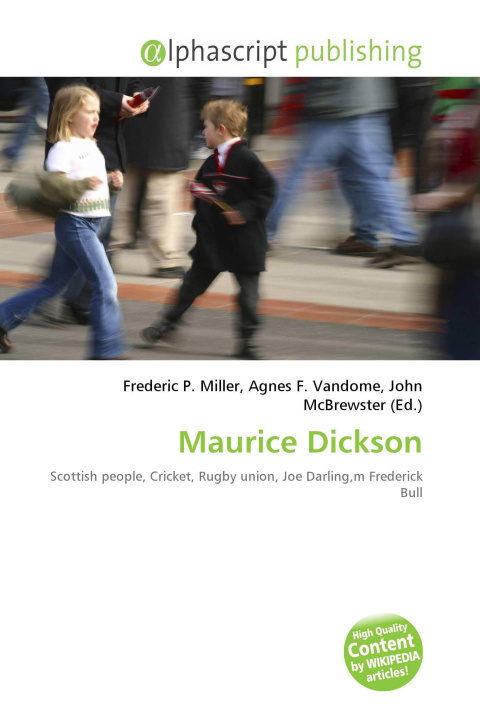 Kniha Maurice Dickson Agnes F. Vandome