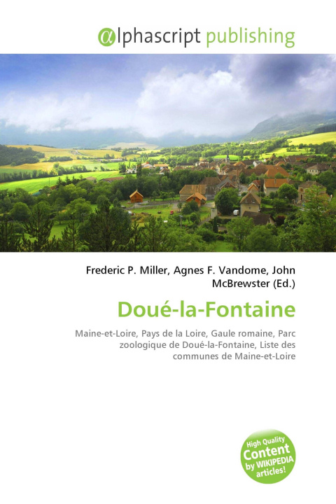 Knjiga Doué-la-Fontaine Agnes F. Vandome