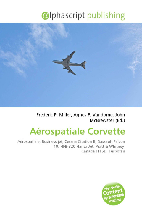 Kniha Aérospatiale Corvette Agnes F. Vandome
