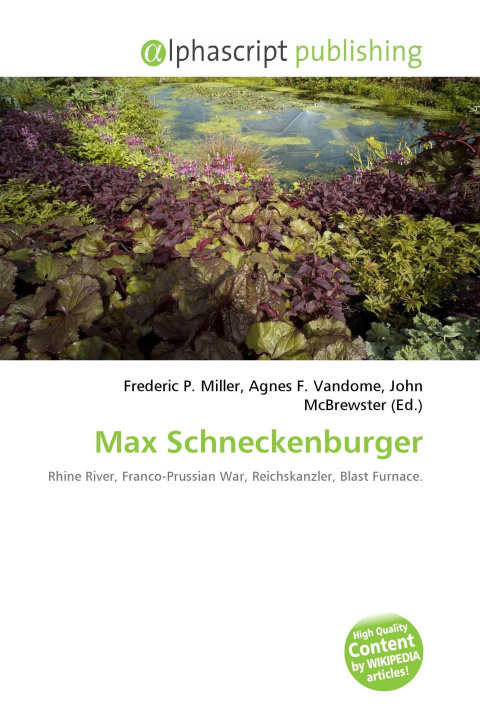Knjiga Max Schneckenburger Agnes F. Vandome