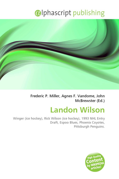 Kniha Landon Wilson Agnes F. Vandome