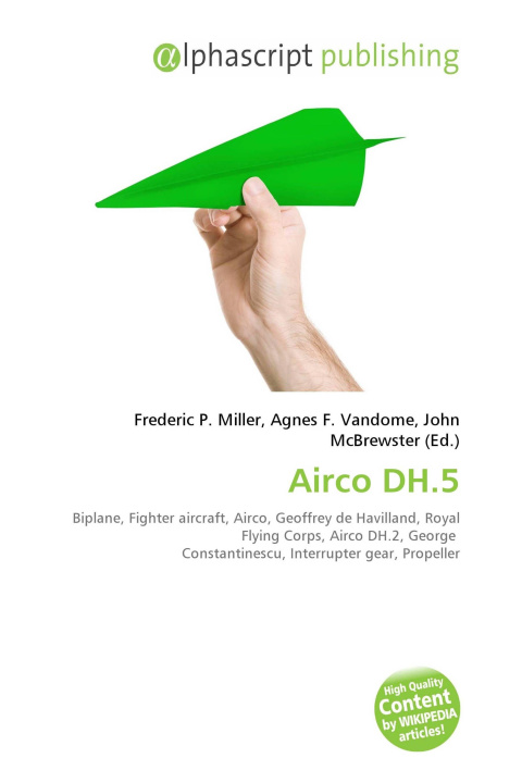 Kniha Airco DH.5 Agnes F. Vandome