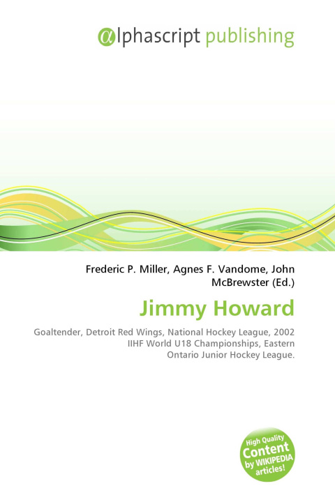 Kniha Jimmy Howard Agnes F. Vandome