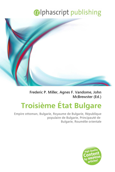 Buch Troisième État Bulgare Agnes F. Vandome