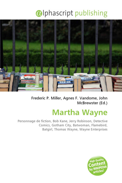 Kniha Martha Wayne Agnes F. Vandome