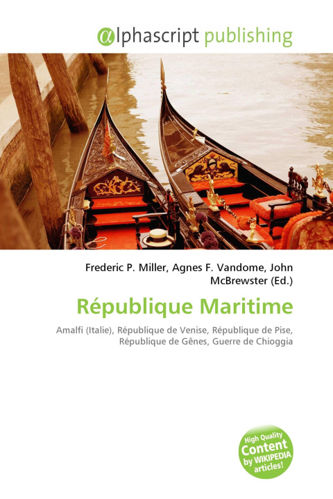 Kniha République Maritime Agnes F. Vandome
