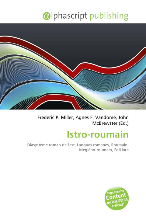 Kniha Istro-roumain Agnes F. Vandome
