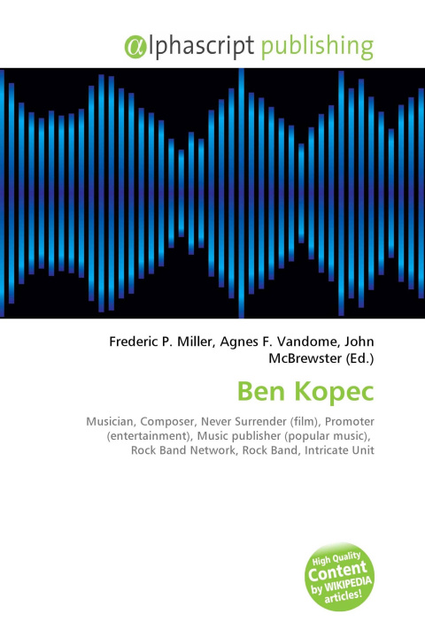 Kniha Ben Kopec Agnes F. Vandome