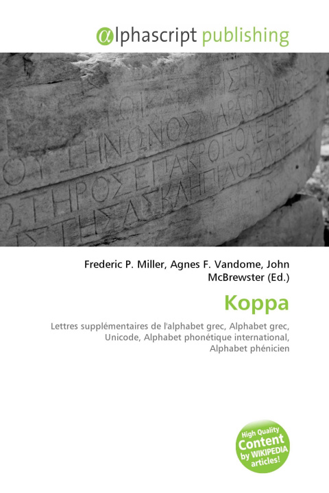 Kniha Koppa Agnes F. Vandome