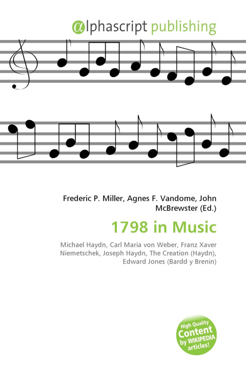 Könyv 1798 in Music Agnes F. Vandome