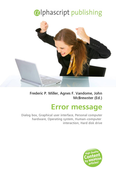 Buch Error message Agnes F. Vandome