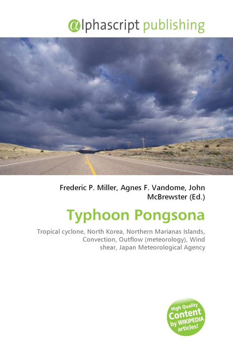 Kniha Typhoon Pongsona Agnes F. Vandome