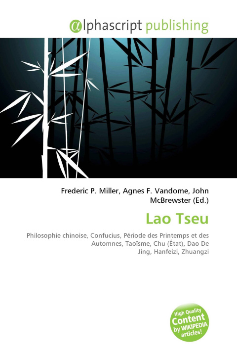 Kniha Lao Tseu Agnes F. Vandome