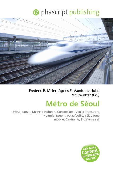 Knjiga Métro de Séoul Agnes F. Vandome