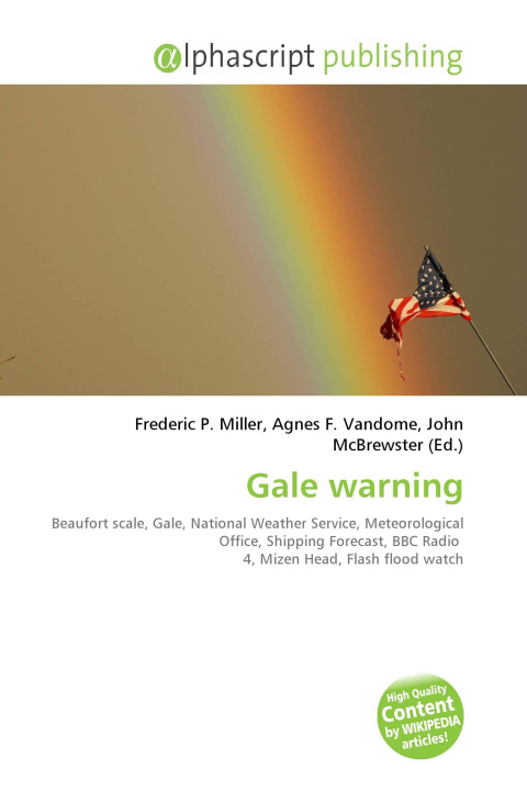 Kniha Gale warning Agnes F. Vandome