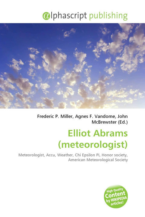 Kniha Elliot Abrams (meteorologist) Agnes F. Vandome