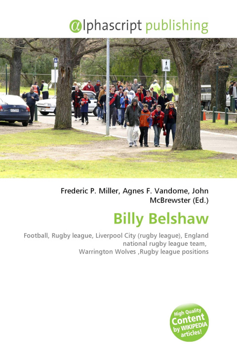 Kniha Billy Belshaw Agnes F. Vandome