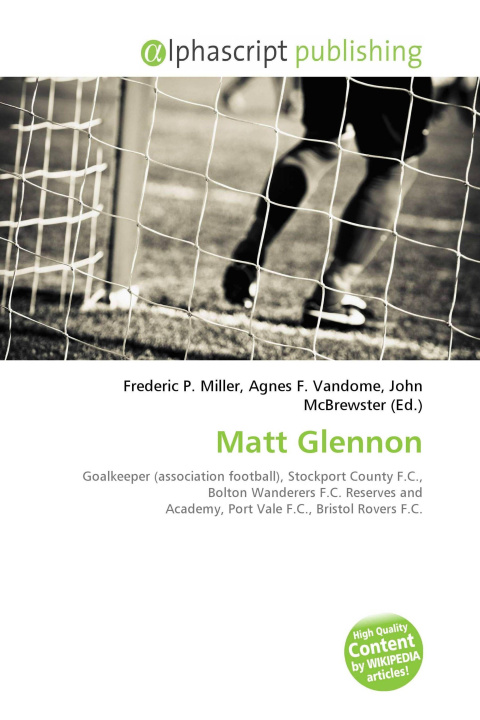 Kniha Matt Glennon Agnes F. Vandome