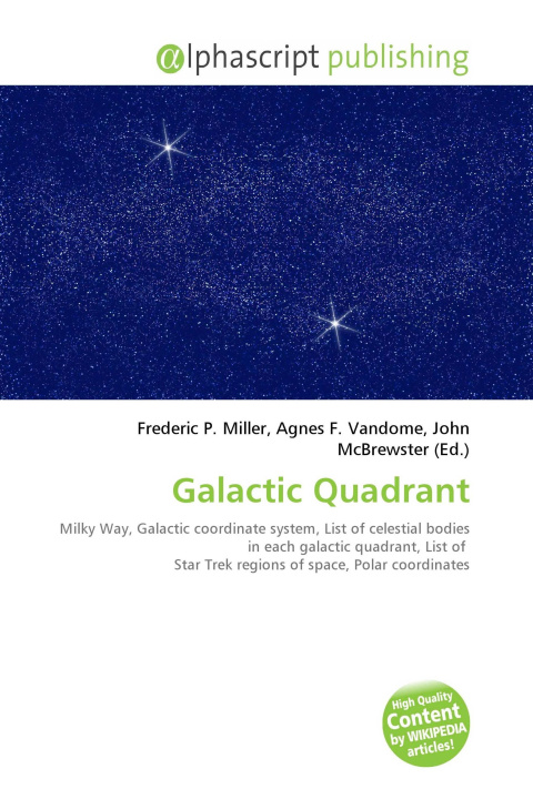 Könyv Galactic Quadrant Agnes F. Vandome