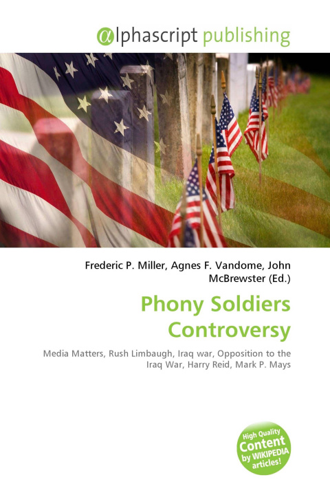 Kniha Phony Soldiers Controversy Agnes F. Vandome