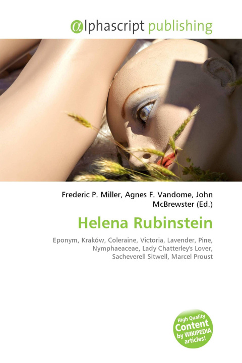 Kniha Helena Rubinstein Agnes F. Vandome