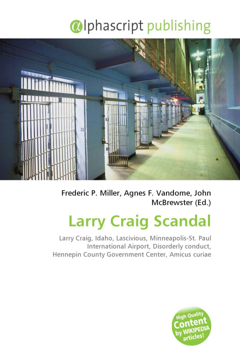 Kniha Larry Craig Scandal Agnes F. Vandome
