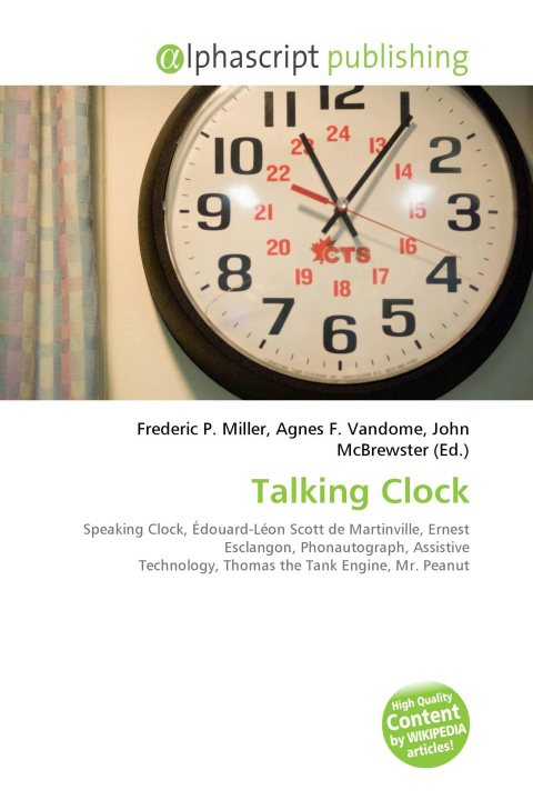 Knjiga Talking Clock Agnes F. Vandome